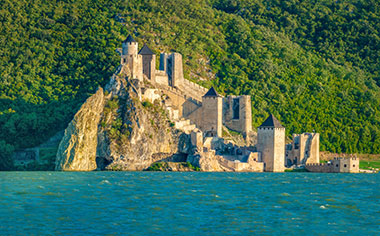 The Medieval Fortress in Golubac, Serbia